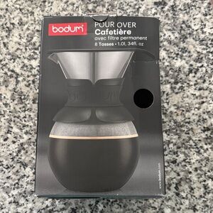 Bodum Black Pour Over Coffee Maker